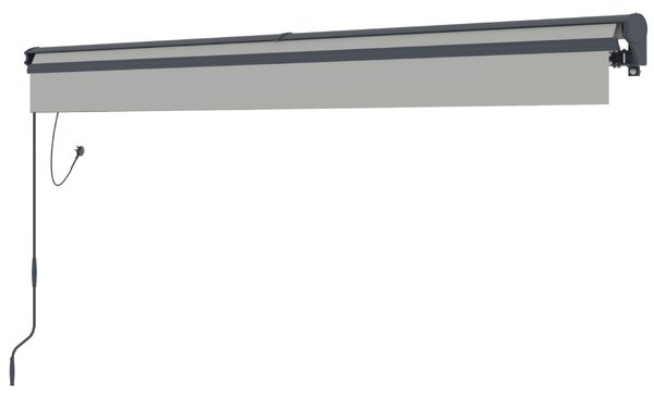 Elektrická markíza BestBerg BBSU-E350LG / 350 × 300 cm / svetlo sivá