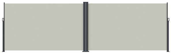 Dvojitá zaťahovacia markíza/bočná zástena BestBerg BBSU-2S300BG / 180 x 600 cm / béžová