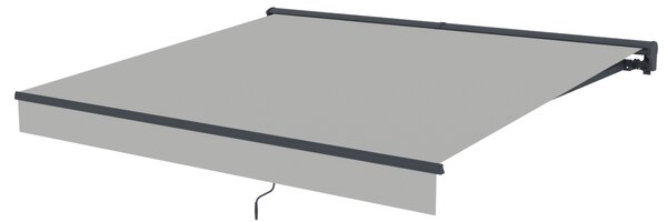 Elektrická markíza BestBerg BBSU-E295LG / 295 × 250 cm / svetlo sivá