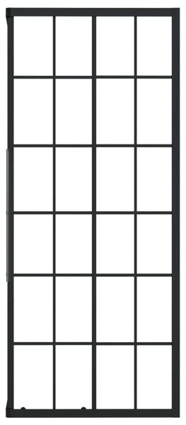 Sprchová zástena BestBerg 150769 / 80 × 70 × 180 cm / čierna/transparentná