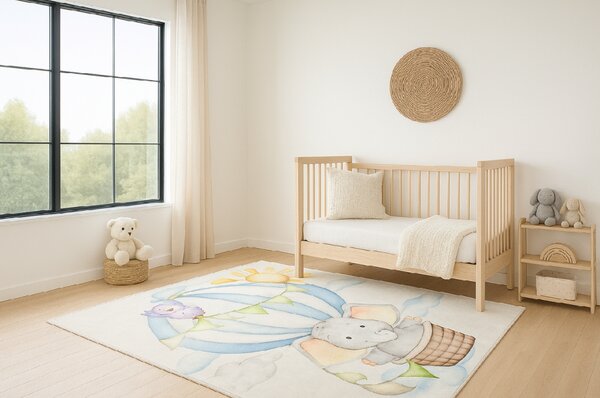Detský koberec KIDS 2403139N obdĺžnikový – mäkký polyester Rozmer: 80x150 cm