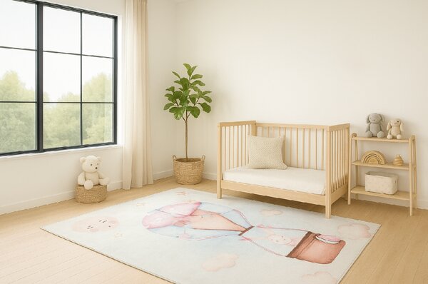 Detský koberec KIDS 2403177N obdĺžnikový – mäkký polyester Rozmer: 80x150 cm