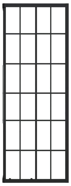 Sprchová zástena BestBerg 150770 / 80 × 70 × 180 cm / čierna/transparentná