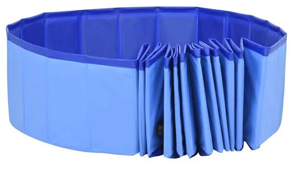 BestBerg Skladací bazén pre psov 92603 / 300 × 40 cm / modrá