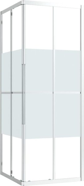 Sprchová zástena BestBerg 150764 / 70 × 70 × 180 cm / strieborná/transparentná