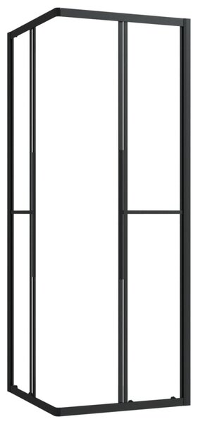 Sprchová zástena BestBerg 150774 / 80 × 80 × 180 cm / čierna/transparentná