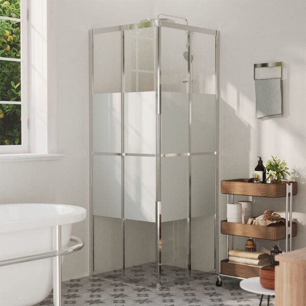 Sprchová zástena BestBerg 150764 / 70 × 70 × 180 cm / strieborná/transparentná