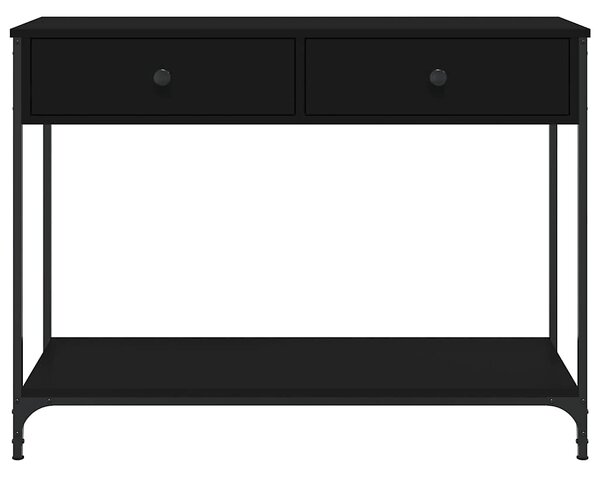Konzolový stolík BestBerg 834170 / 100 x 34,5 x 75 cm / čierna