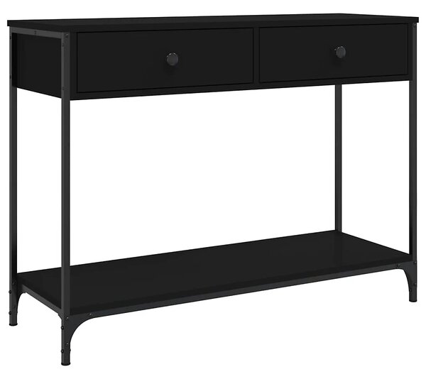 Konzolový stolík BestBerg 834170 / 100 x 34,5 x 75 cm / čierna
