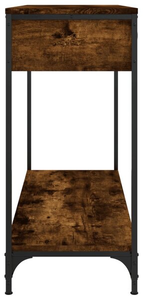 Konzolový stolík BestBerg 834172 / 100 x 34,5 x 75 cm / dymový dub