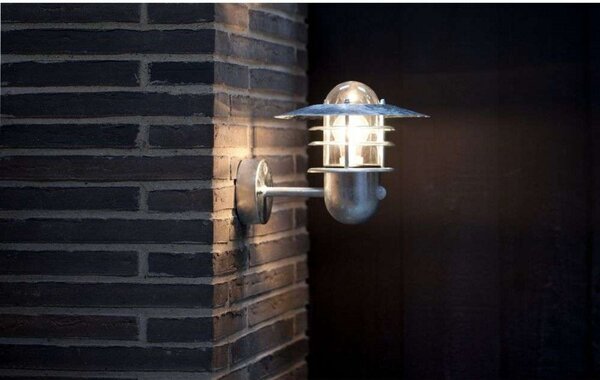 Agger Nástenné Svietidlo w/Sensor Galvanised - Nordlux