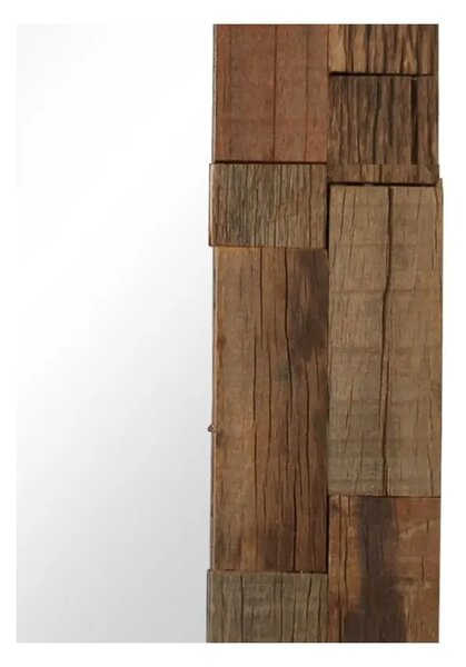 Nástenné zrkadlo BestBerg 246305 / 80 x 50 cm / drevo