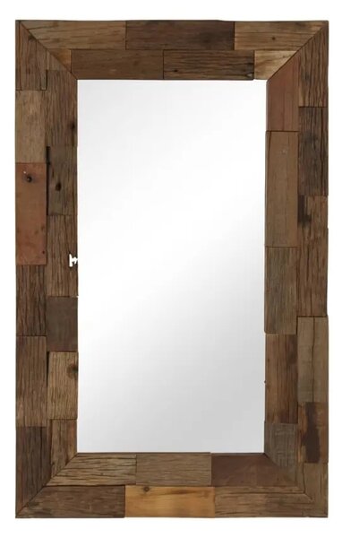 Nástenné zrkadlo BestBerg 246305 / 80 x 50 cm / drevo