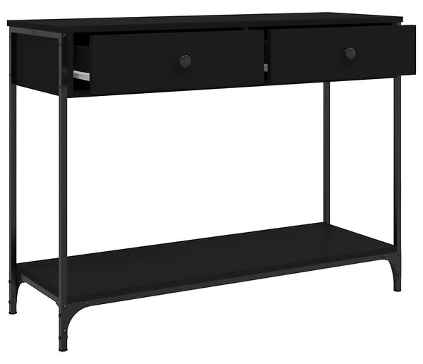Konzolový stolík BestBerg 834170 / 100 x 34,5 x 75 cm / čierna