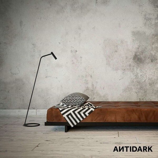 Stojacie Lampa ANTIDARK, Čierna, Obývacia izba, Hliník