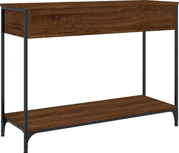 Konzolový stolík BestBerg 834174 / 100 x 34,5 x 75 cm / hnedý dub