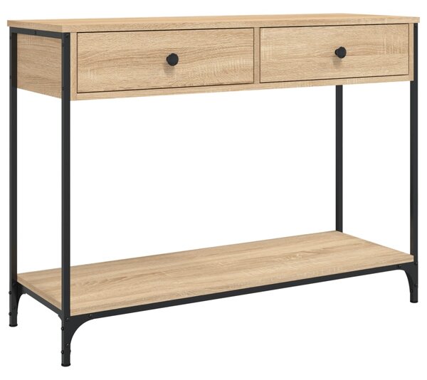 Konzolový stolík BestBerg 834171 / 100 x 34,5 x 75 cm / dub sonoma