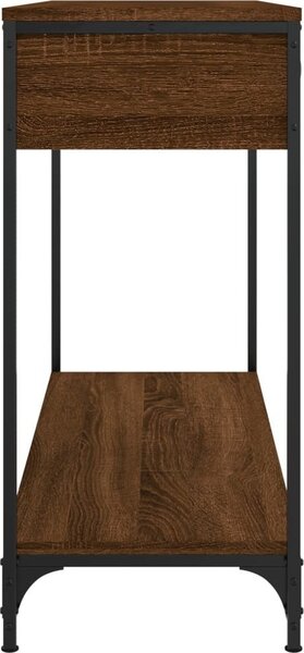 Konzolový stolík BestBerg 834174 / 100 x 34,5 x 75 cm / hnedý dub