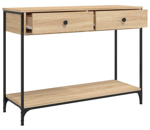 Konzolový stolík BestBerg 834171 / 100 x 34,5 x 75 cm / dub sonoma