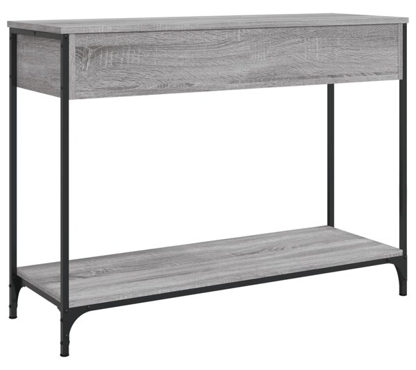 Konzolový stolík BestBerg 834173 / 100 x 34,5 x 75 cm / sivý dub sonoma
