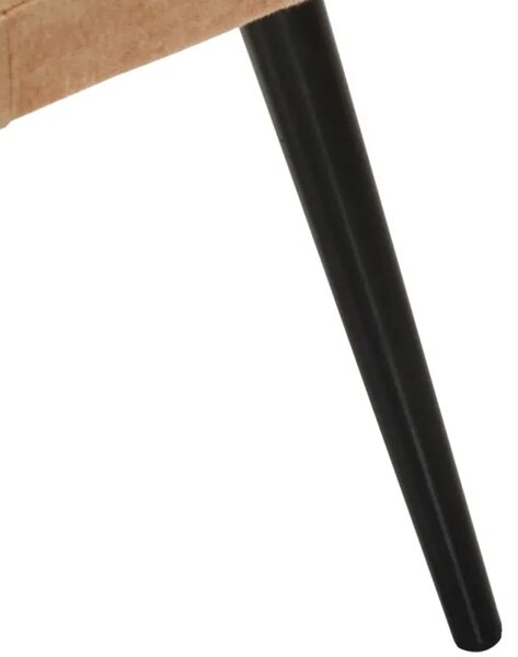 Kreslo s taburetom BestBerg 339667 / krémová