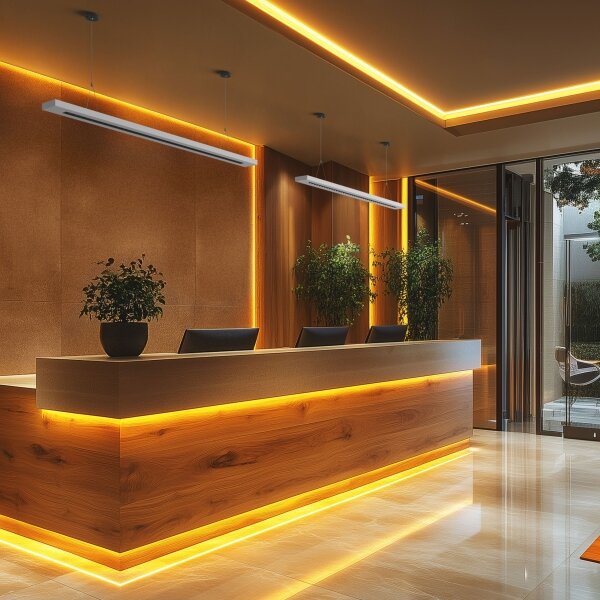 LED Stropné/závesné svietidlo PLANK LED/20/30/40W/230V 2700/4000/6000K biela