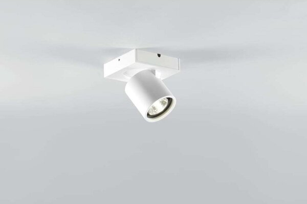 Stropné Lampa LIGHT-POINT, stmievateľné, Biela, Obývacia izba, Hliník