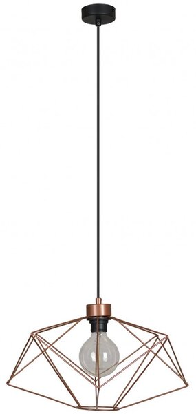 Light Home Retro medená závesná lampa Loft