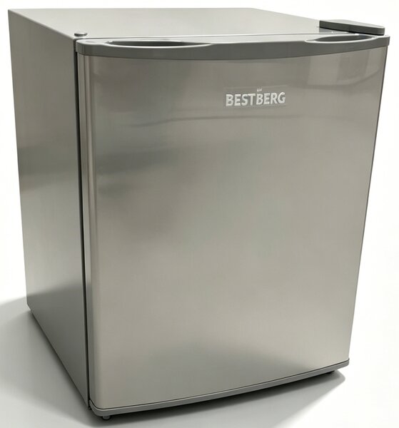 Mini chladnička BestBerg BBFR-48S / 45 l / strieborná