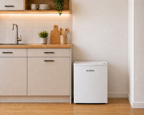 Mini chladnička BestBerg BBFR-48W / 45 l / biela