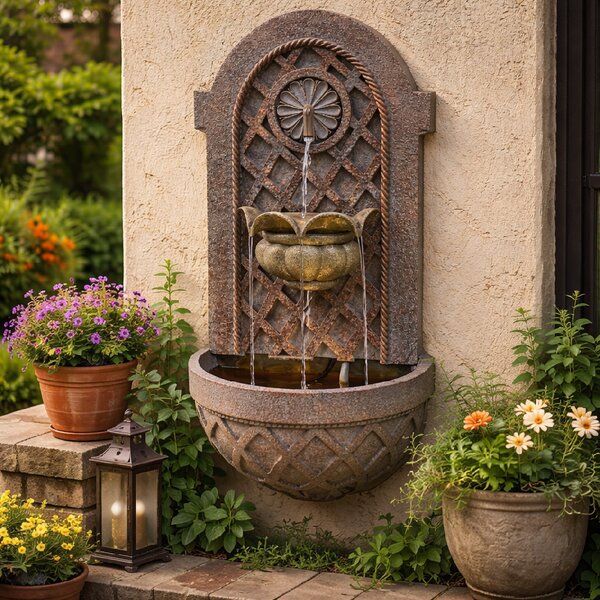 Záhradná fontána BestBerg EF-22 / polyresin / 30 x 20 x 56 cm