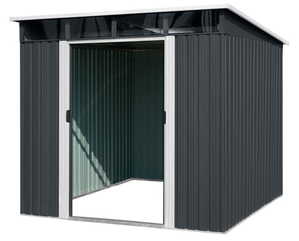 Záhradný domček BestBerg ZDSL-4A / 4,6 m² / 238 x 194 x 202 cm / šedá