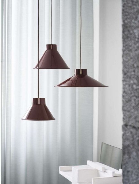 Závesné svietidlá Muuto, Červená, Jedáleň, Kov, Dizajnový