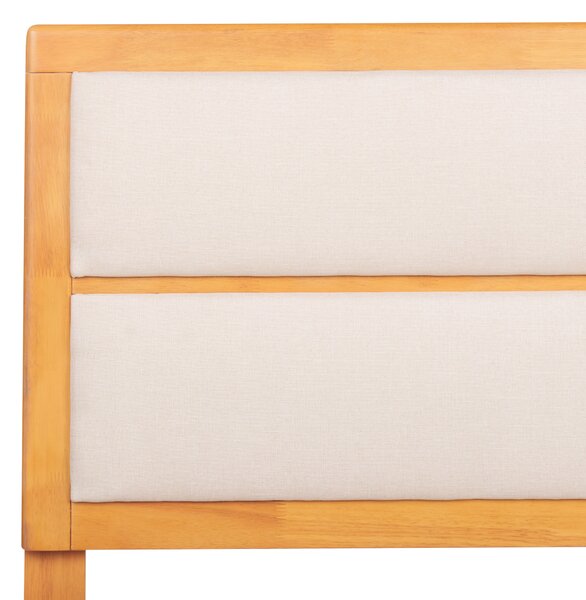 Posteľ prírodný jaseň 180 x 200 cm lamelový rošt vysoké čalúnené čelo moderný štýl spálňa