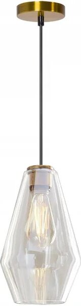 Toolight - Stropná lampa Amber - zlatá/transparentná - APP438-1CP
