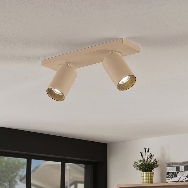 Stropné Lampa Arcchio, Brinja, stmievateľné, Hnedá / Hrdzavá, Chodba, Hliník, Moderný