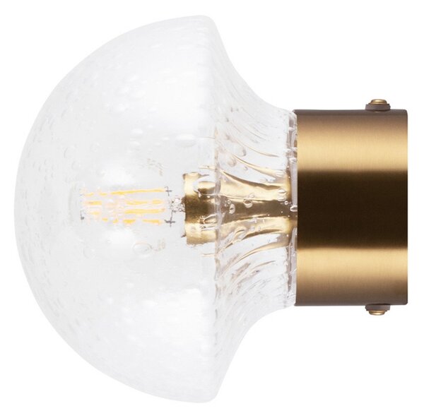 Nástenné Svietidlo Globen Lighting, Transparentná, Kúpeľňa, Sklo
