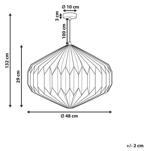 Závesná lampa béžová textilné tienidlo osvetlenie moderný štýl obývacia izba jedáleň