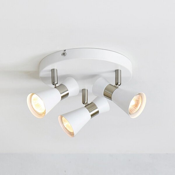 Stropné Lampa Markslöjd, Folie, stmievateľné, Biela, Obývacia izba, Kov, Moderný