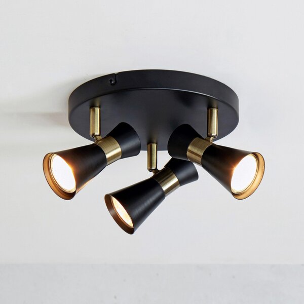 Stropné Lampa Markslöjd, Folie, stmievateľné, Čierna, Obývacia izba, Kov, Moderný