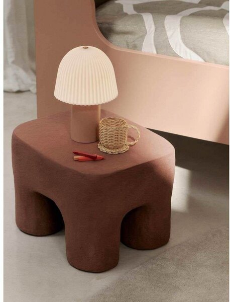 Frill Prenosné Stolová Lampa Rose/White - Ferm Living