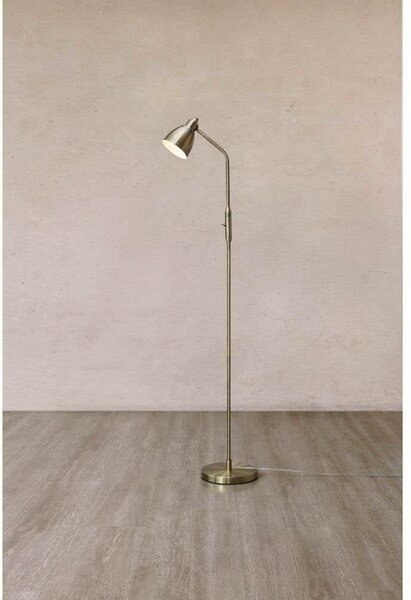 Stojacie Lampa Markslöjd, Zlatá / Mosadz, Obývacia izba, Kov