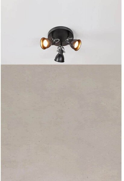 Stropné Lampa Markslöjd, Čierna, Obývacia izba, Kov