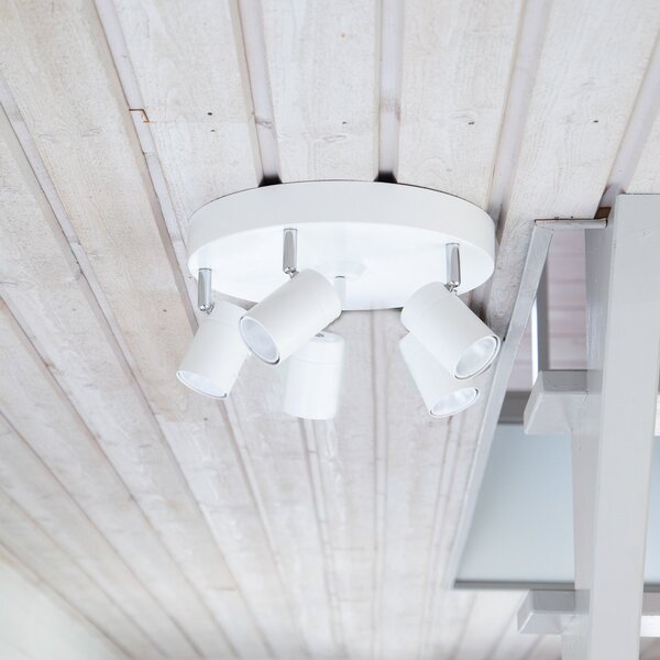 Stropné Lampa By Rydéns, Correct, stmievateľné, Biela, Obývacia izba, Kov, Moderný