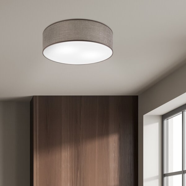 Stropné svietidlo SIRJA 2xE27/15W/230V priemer 45 cm hnedé