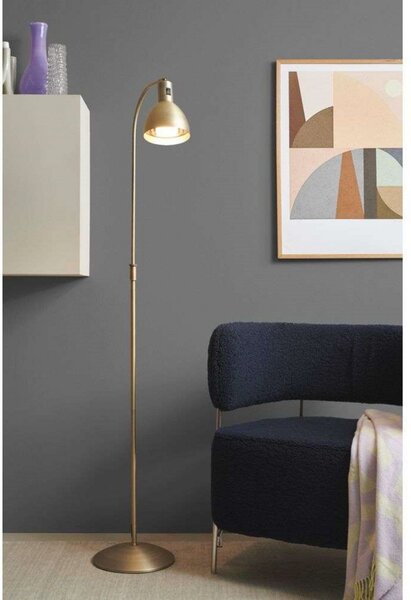 Stojacie Lampa Halo Design, Zlatá / Mosadz, Obývacia izba, Kov