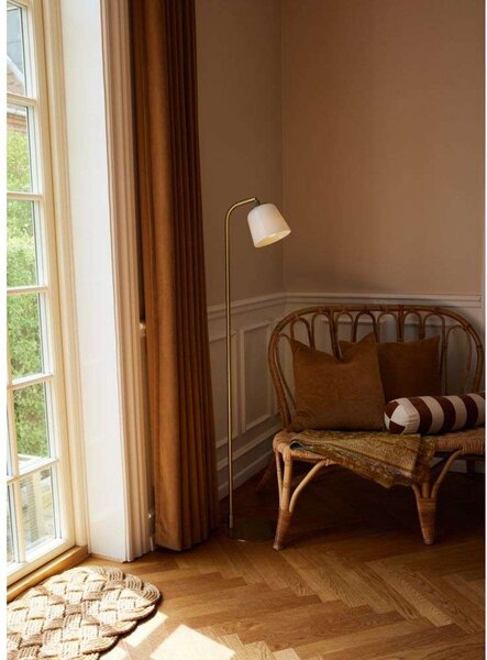 Stojacie Lampa Halo Design, Zlatá / Mosadz, Obývacia izba, Kov