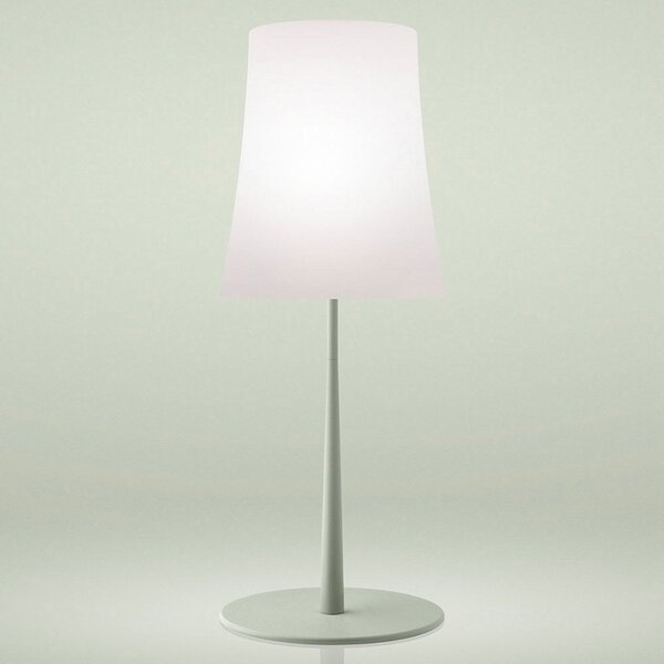Stolové Lampa Foscarini, Birdie Easy Grande, Zelená, Obývacia izba, Kov, Dizajnový