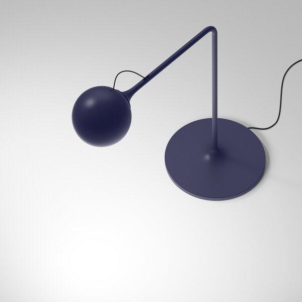 Stolové Lampa Artemide, Ixa, stmievateľné, Modrá, Obývacia izba, Kov, Dizajnový