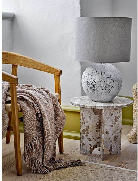 Stolové Lampa Bloomingville, Béžová, Obývacia izba, Tkanina / Textil